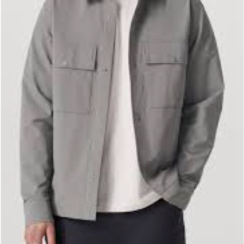 Men's Gray Swannies Over Shirt/Jacket